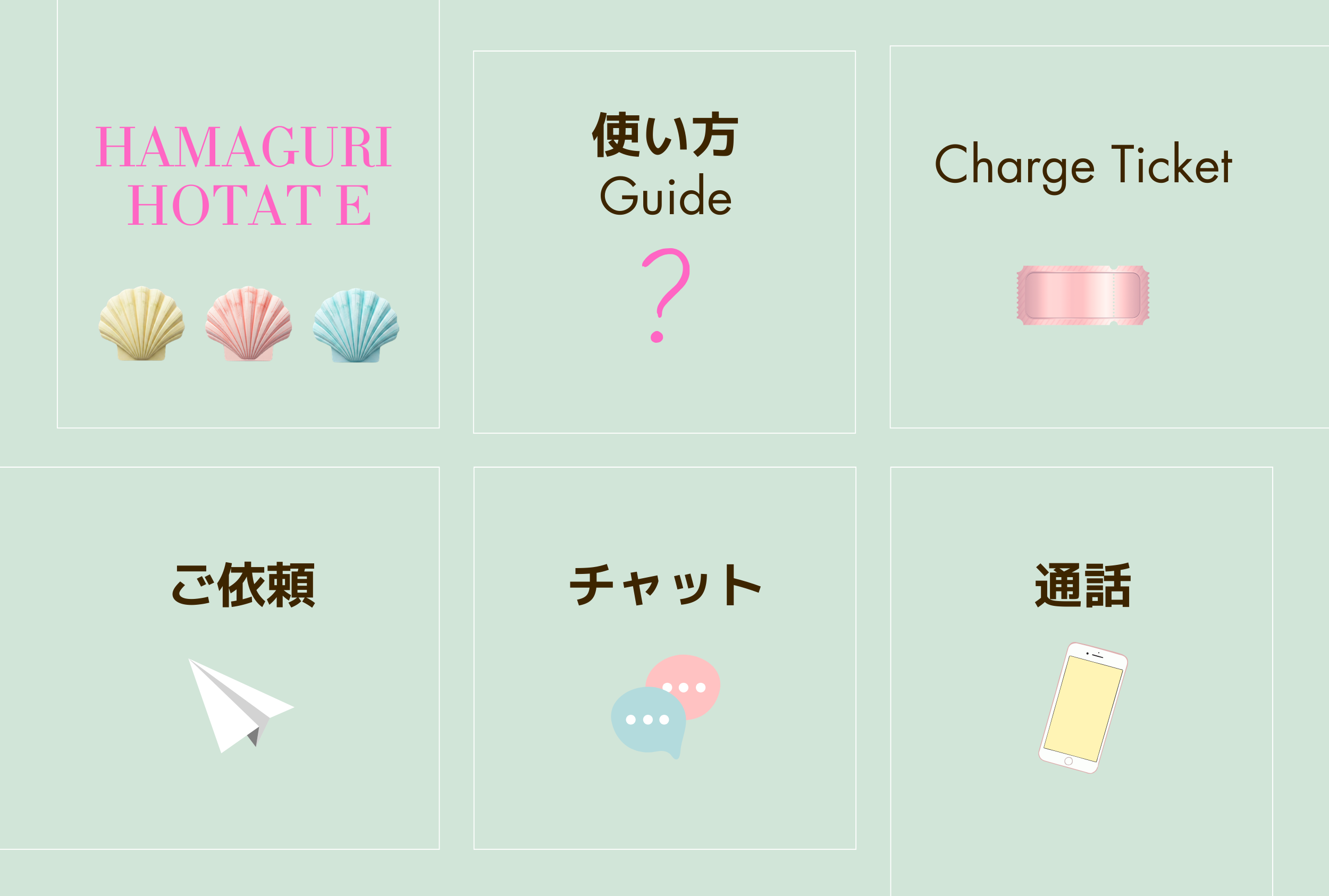 リッチメニュー全体